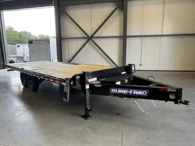 2027 Sure-Trac 8.5x22 Powder Coated 15K Power Tilt Deckover