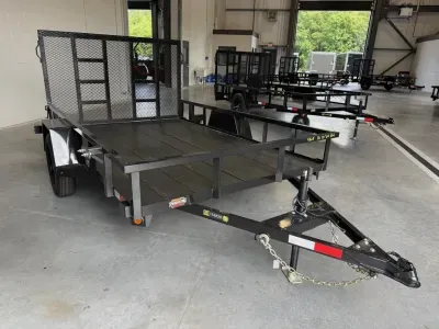 2027 Prospector 6.5x10 3K Utility Trailer w/Black Cobra Lined Deck & HD Rear Ramp