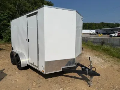2025 ITI Cargo 7x12 Enclosed 7K Cargo Trailer w/Rear Ramp Door