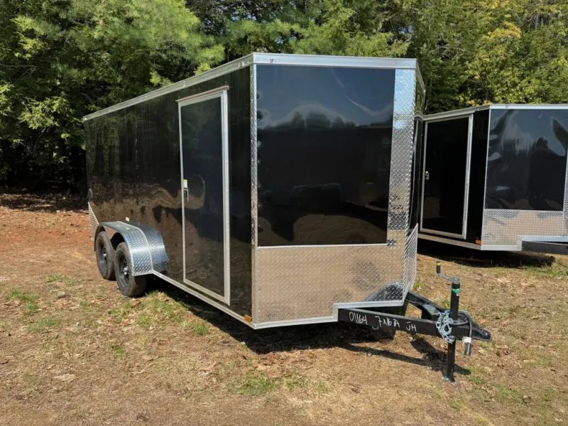 2026 Panther Cargo 7x16 Enclosed 7K Cargo Trailer w/Double Barn Doors