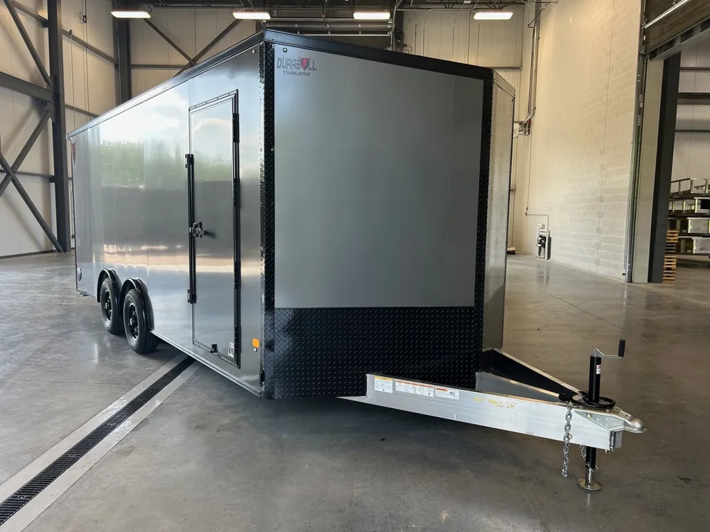 2026 DuraBull 8.5x20 Aluminum 10K Enclosed Car Hauler w/Escape Door ...