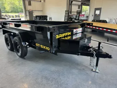2027 Griffin 5x10 Powder Coated 7K Dump Trailer