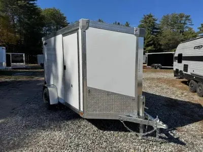 2026 Ideal Cargo 6x10 Galvanized Frame 3K Enclosed Trailer w/Barn Doors & E-Trac