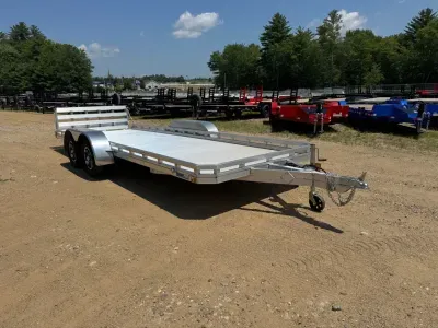 2025 CargoPro 6.5x20 All Aluminum 7K Landscape Trailer w/Bi-Fold Rear Ramp