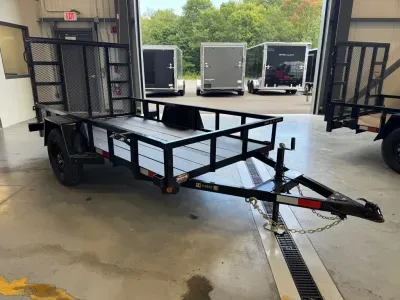 2027 Prospector 5x10 3K Utility Trailer w/Black Cobra Lined Deck & HD Rear Ramp