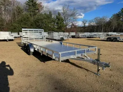 2027 Sport Haven 7x20 Aluminum 7K Deluxe All Terrain Utility Trailer w/Fold Flat Rear Ramp