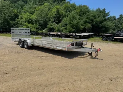 2017 Nitro 7x24 Aluminum 7K Landscape Trailer w/Aluminum Wheels & Rear Ramp