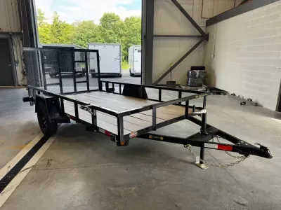 2027 Prospector 6.5x12 3K Utility Trailer w/Tan Cobra Lined Deck & HD Rear Ramp
