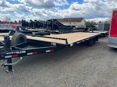2027 Southland 8.5x24 Deckover 15k Equipment Trailer w/Slide-In Ramps