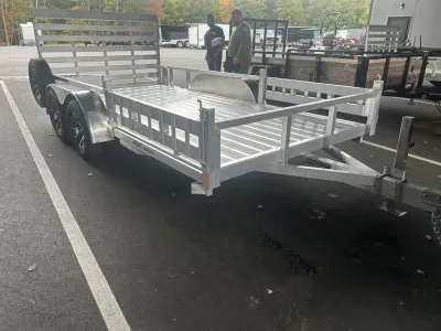 2027 Sport Haven 7x14 Aluminum 7K Deluxe ATV/Utility Trailer w/Removable Side Load Ramps