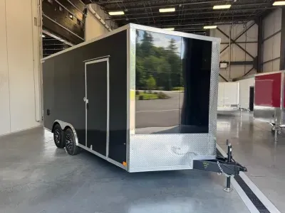 2027 ITI Cargo 8.5x16 Enclosed 10K Cargo Trailer w/7' Interior, Ramp Door & Spoiler
