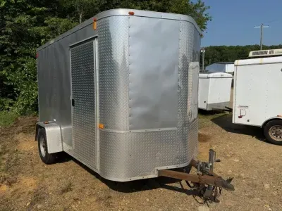 2017 Arising 6x10 Enclosed 3K Cargo Trailer w/Rear Ramp Door