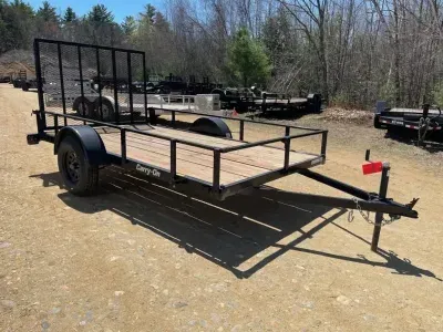 2025 Carry-On 6x11 3K Utility Trailer w/Rear Ramp & SmartFold Sides