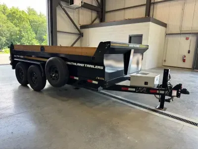 2026 Southland 7x14 17K Dump Trailer w/Tarp Kit, Ramps, & Stab Jacks