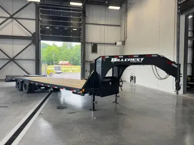 2026 Hillcrest 8.5x25+5 Deckover 25.9K Gooseneck Equipment Trailer w/Full Width Ramps
