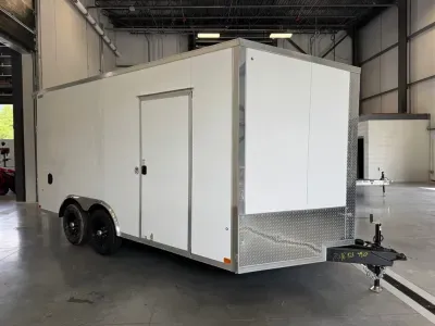 2027 ITI Cargo 8.5x16 Enclosed 10K Cargo Trailer w/7' Interior, Ramp Door & Spoiler