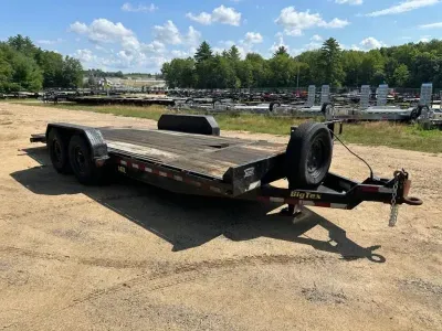 2019 Big Tex 7x20 Partial Tilt 14K Equipment Trailer w/Matching Spare