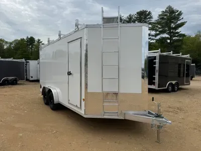 2026 Stealth 7.5x16 Aluminum 7K Enclosed Ultimate Contractor Cargo Trailer w/Extra Height & E-Trac