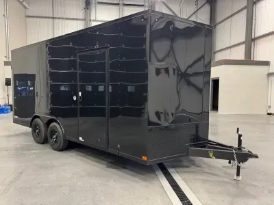 2027 ITI Cargo 8.5x18 Enclosed 10K Cargo Trailer w/7' Interior & Rear Ramp Door