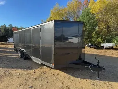 2026 Covered Wagon 8.5x24 Enclosed 7K Cargo Trailer w/PolyCore & Barn Doors