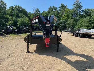 2027 PJ 8.5x23+5 Gooseneck 18K Equipment Trailer w/HD Flip Over Ramps