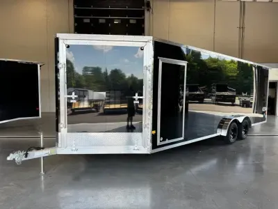 2027 Stealth 7.5x22+4.5 XLT PRO 3/4-Place Aluminum Enclosed Snowmobile Trailer w/Extra Height & Tape