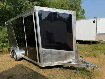 2026 Ideal Cargo 7x14 Galvanized Frame 7K Enclosed Trailer w/Extra Height & E-Trac