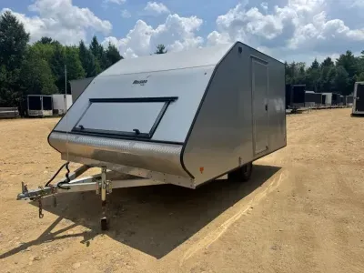 2015 Mission 101x12 Crossover 2-Place Snowmobile Trailer w/Starter Flap & Front Access Door