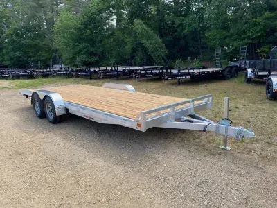 2027 Sport Haven 7x20 Aluminum Wood Deck 7K Car Hauler w/Slide-In Ramps
