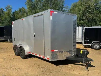 2023 LOOK 7x14 Enclosed 7K Cargo Trailer w/Rear Ramp Door & D-Rings