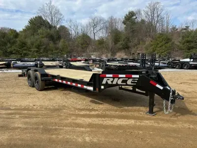 2026 Rice 7x18+4 Pro Max 21K Equipment Trailer w/Full Width Ramps & Toolbox