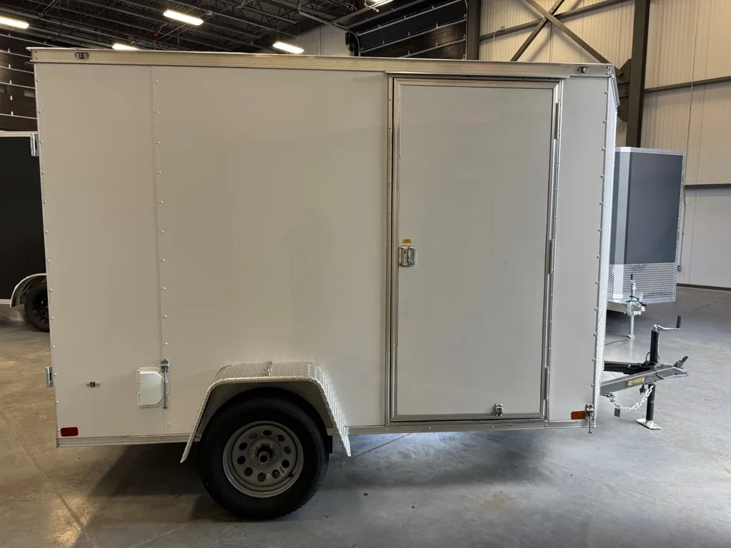 2027 Covered Wagon 6x10 Enclosed 3K Cargo Trailer w/ PolyCore & Rear ...