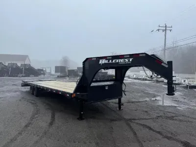 2027 Hillcrest 8.5x25+5 Deckover 17.6K Gooseneck Equipment Trailer w/Full Width Ramps