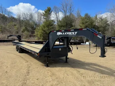2027 Hillcrest 8.5x20+12 Deckover 25.9K Gooseneck Equipment Trailer w/Hydraulic Dovetail