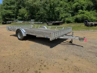 2021 CargoPro 83x14 Aluminum SxS/UTV/ATV Trailer w/Multi-Function Ramps