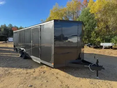 2026 Covered Wagon 8.5x24 Enclosed 7K Cargo Trailer w/PolyCore & Barn Doors