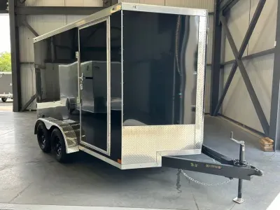 2027 Covered Wagon 7x12 Enclosed 7K Cargo Trailer w/Extra Height & Ramp Door