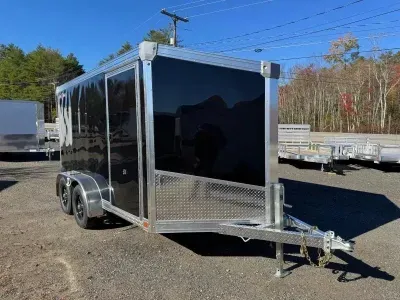 2026 Ideal Cargo 7x12 Galvanized Frame 7K Enclosed Trailer w/Ramp Door & Wall E-Trac