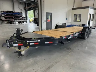 2026 Southland 7x16+6 LowPro 17K Partial Tilt Equipment Trailer w/HD Toolbox