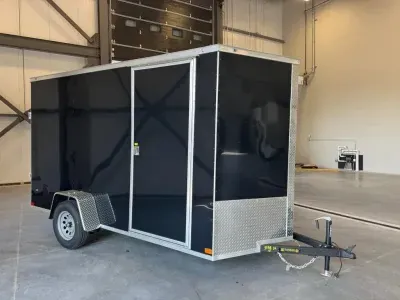 2026 Covered Wagon 6x12 Enclosed 3K Cargo Trailer w/Extra Height & Ramp Door