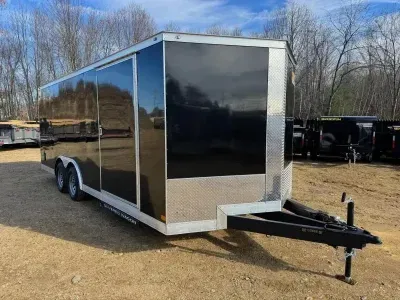 2026 Covered Wagon 8.5x20 Enclosed 7K Cargo Trailer w/PolyCore & Barn Doors