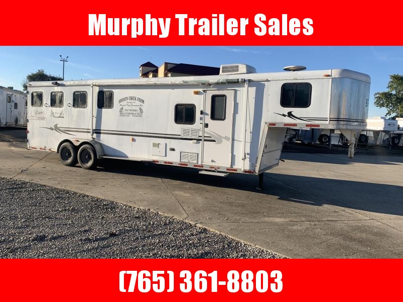 2006 Bison Trailers 4 Horse Living Quarters Horse Trailer 2006 Bison Trailers 4 Horse Living Quarters Horse Trailer