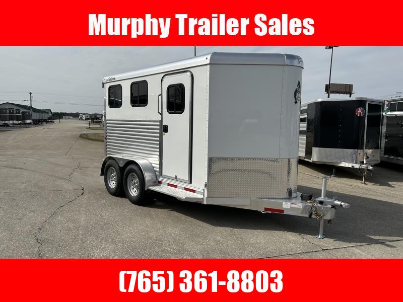 2023 Adam 2 Horse Slant  Horse Trailer