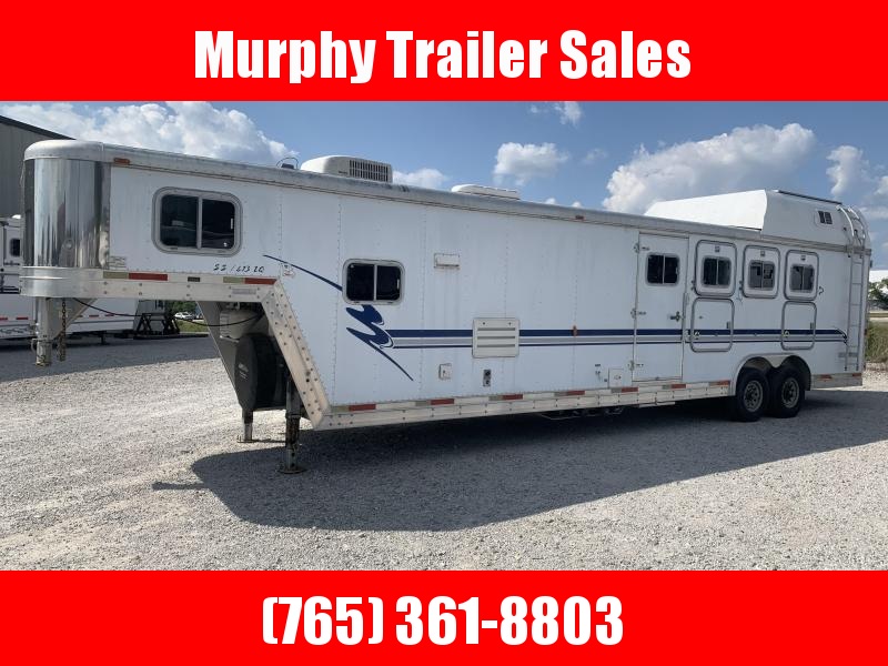 2002 Exiss Trailers 4 Horse Living Quarters Horse Trailer 2002 Exiss Trailers 4 Horse Living Quarters Horse Trailer