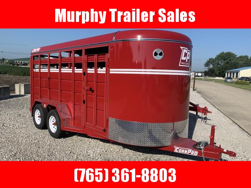 2021 CornPro SB16 6s Bumper Pull Livestock Trailer 2021 CornPro SB16 6s Bumper Pull Livestock Trailer