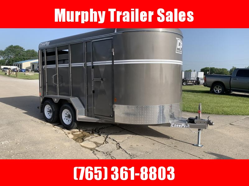 2023 CornPro Trailers 2 Horse Stock Combo Horse Trailer 2023 CornPro Trailers 2 Horse Stock Combo Horse Trailer