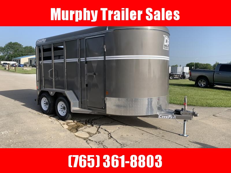 2023 CornPro Trailers 2 Horse Stock Combo Horse Trailer 2023 CornPro Trailers 2 Horse Stock Combo Horse Trailer