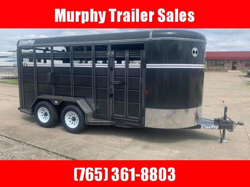 2023 CORN PRO 6'8"x16' Stock Trailer Stock Trailers For Sale