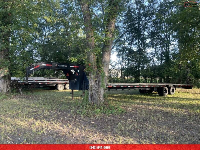 2022 RawMaxx 102 X 40 REPO GOOSENECK Equipment Trailer 1724501999