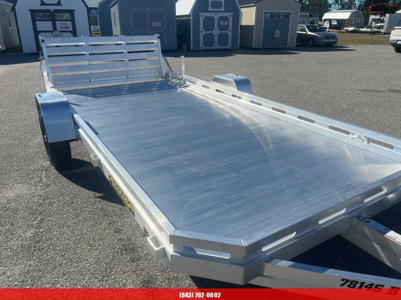 2024 Aluma 7814 BIFOLD GATE Utility Trailer Trailers Steel Buildings
